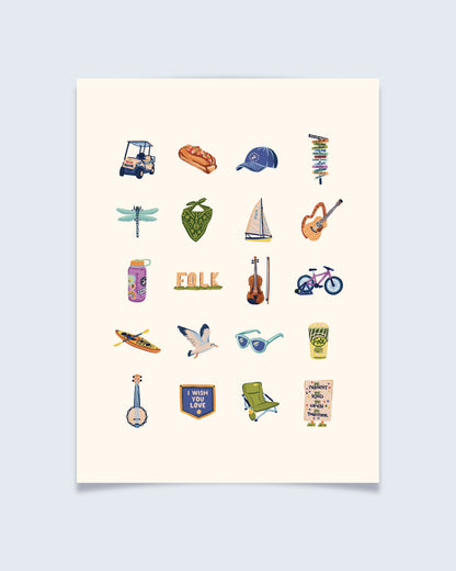 Newport Folk Festival Charms