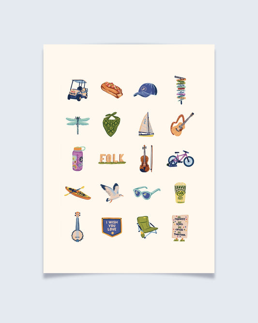 Newport Folk Festival Charms