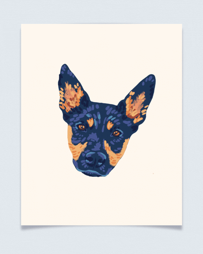 Custom Pet Portrait Print